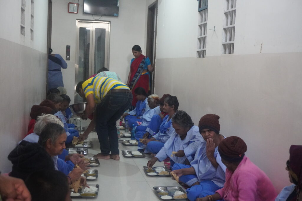 Food Serving by Guest at Majha Ghar Foundation